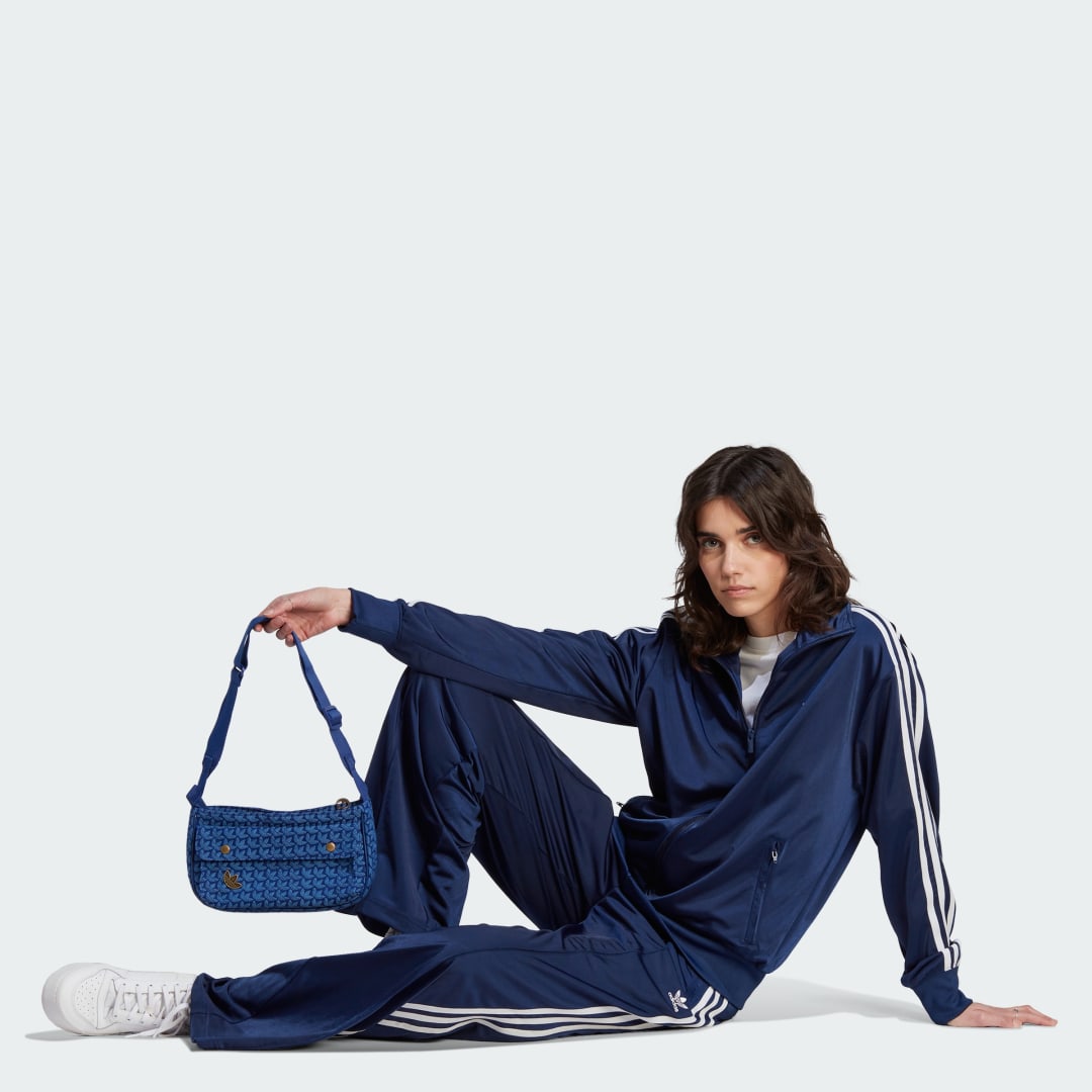 

adidas Chaqueta Deportiva Adicolor Classics Firebird Holgada Mujer, Azul