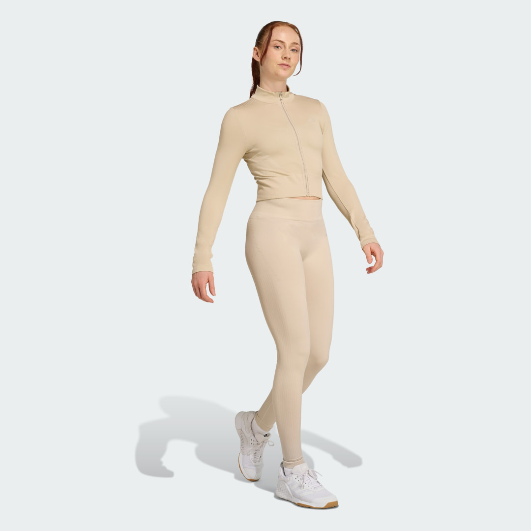 Workout Essentials Veste en tricot entièrement zippée - vue 3