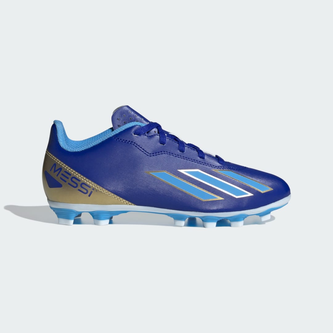 

adidas Calzado de Fútbol X Crazyfast Messi Club Multiterreno Niño, Lucid azul/azul burst/blanco