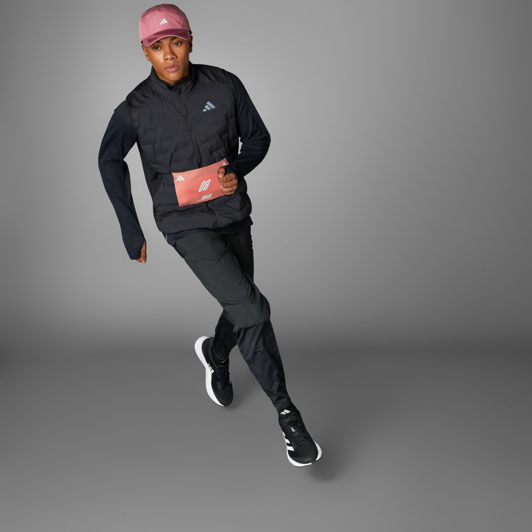 Adidas Adizero Running Gevoerde Bodywarmer
