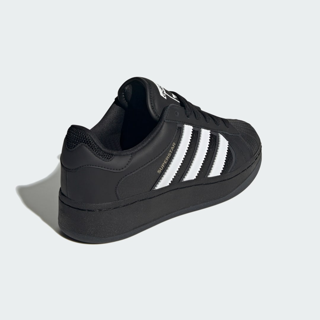 

adidas Tenis Superstar XLG Mujer, Negro/carbon/blanco