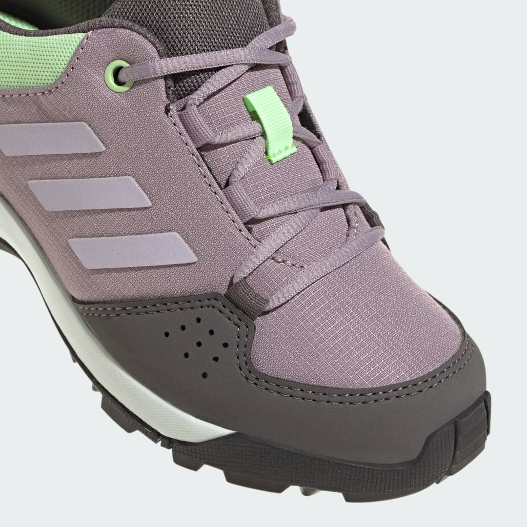

adidas Tenis de Senderismo Terrex Hyperhiker Corte Bajo Niño, Preloved fig/plata dawn/verde spark