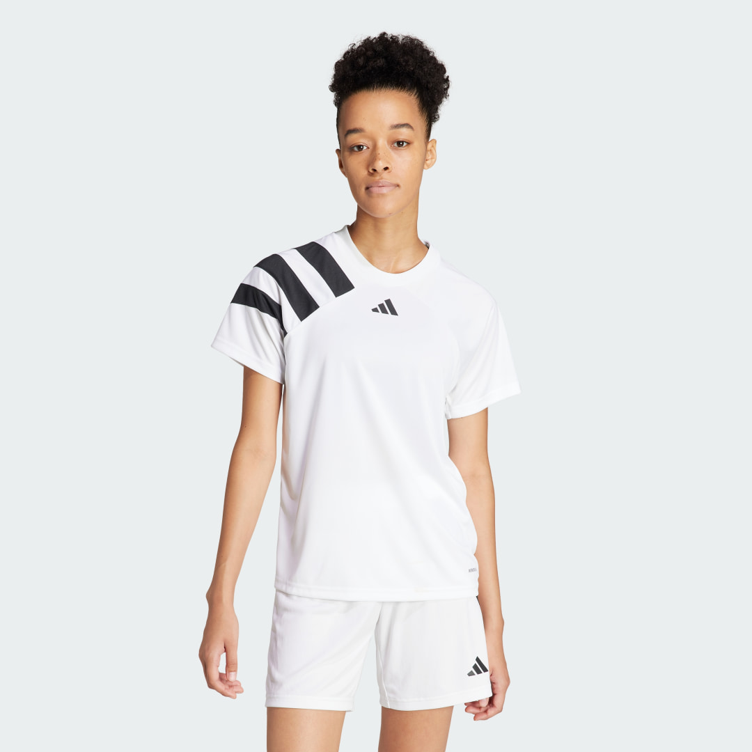 

adidas Playera Fotore23 JSY W Mujer, Blanco/negro