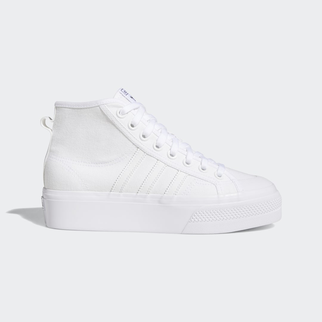 Adidas Nizza Platform Mid Cloud White / Cloud White / Cloud White