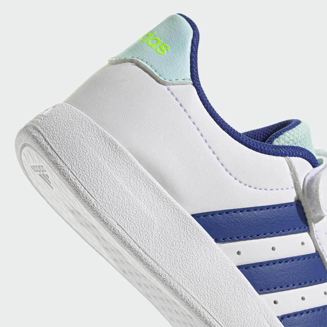 

adidas Tenis Breaknet 2.0 Kids Niño, Blanco/semi lucid azul/halo verde
