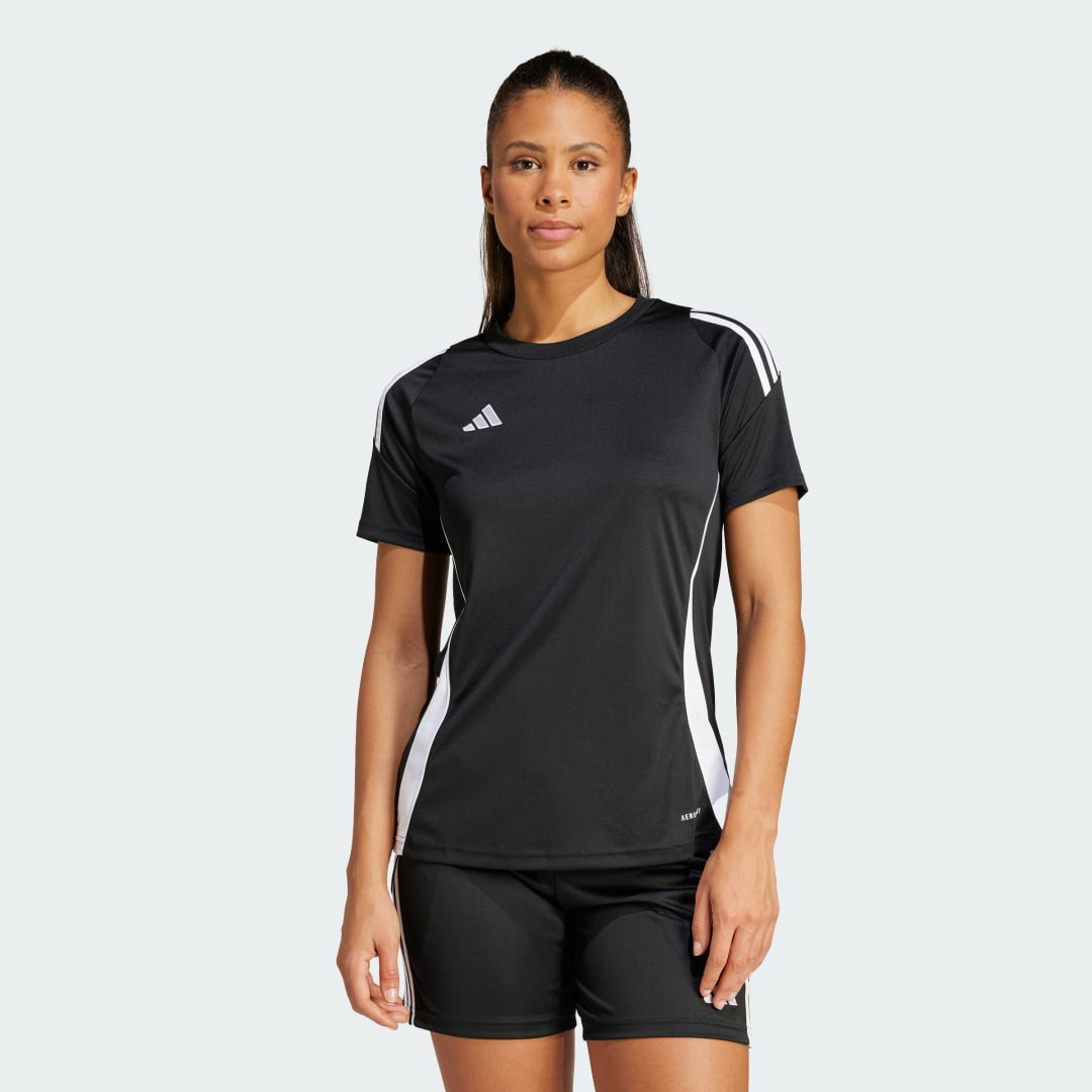 Image of adidas Tiro 24 Jersey Black S - Women Soccer Jerseys