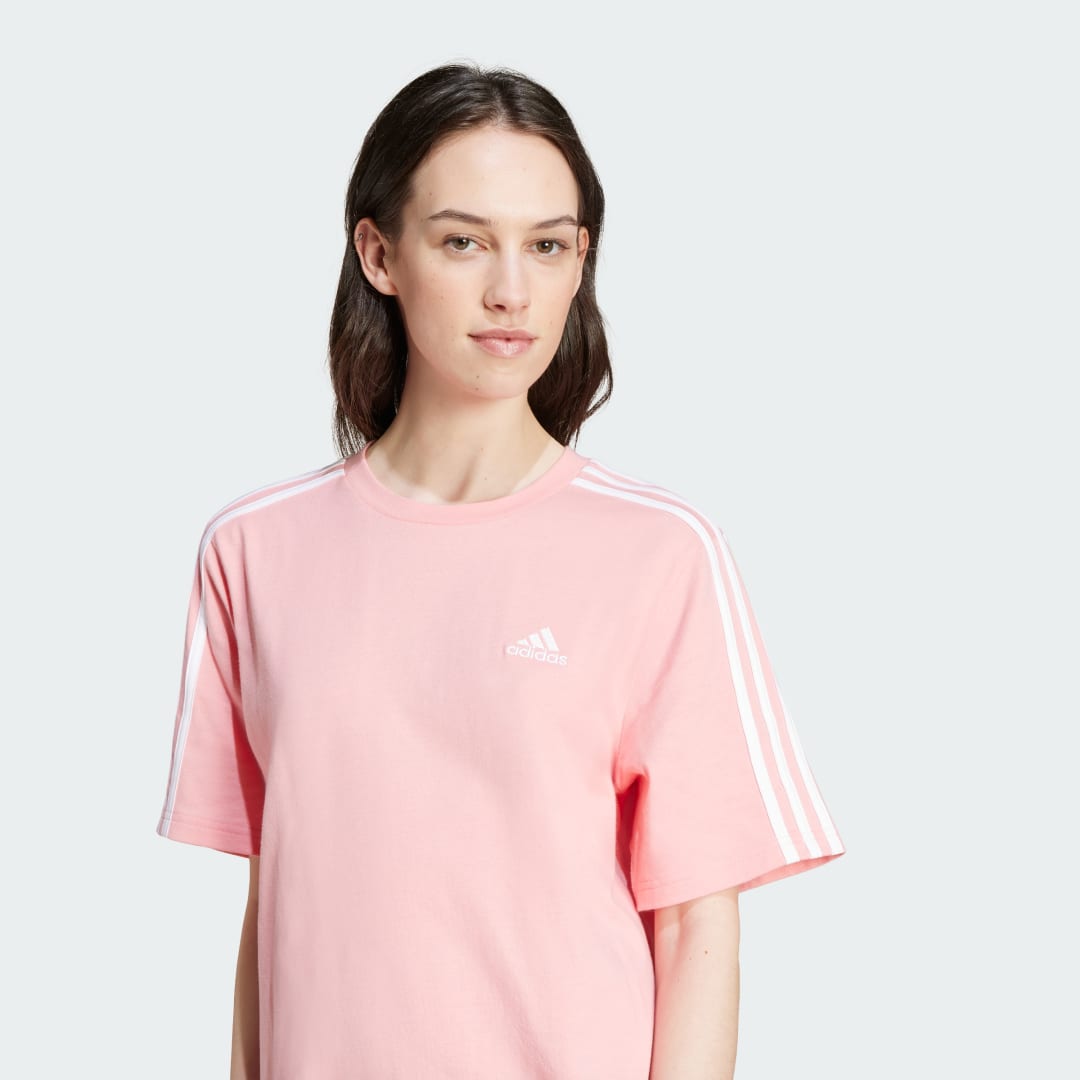 

adidas W 3S BF T DR Mujer, Rosa