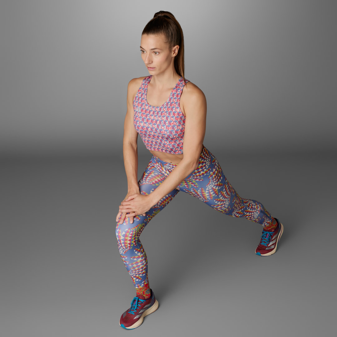 

adidas Top Adizero x FARM Mujer, Violetaa