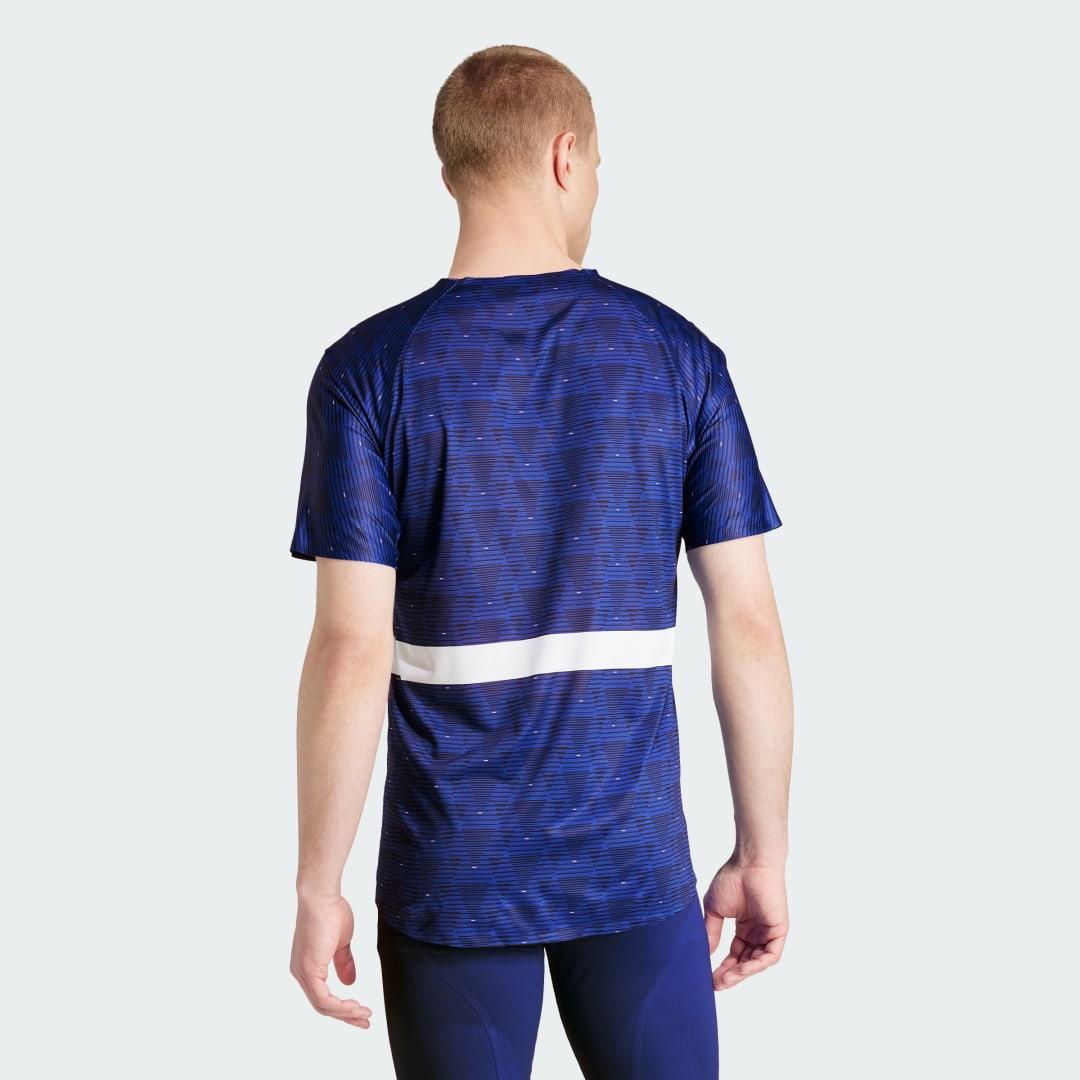 Adidas Team France Athletisme T-shirt Heren