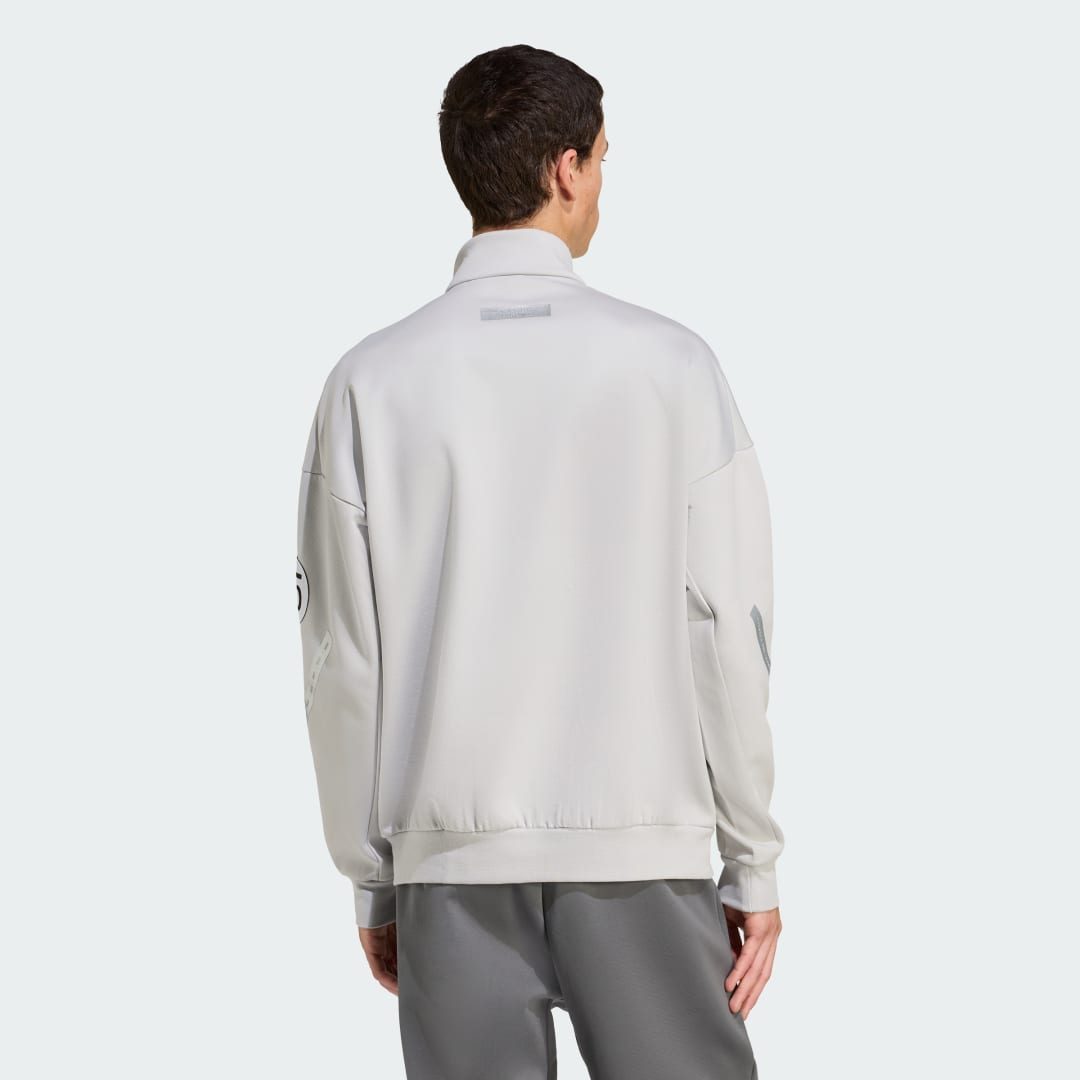 Adidas Mercedes AMG Petronas Formule One Team Silver Arrows Half-Zip Top