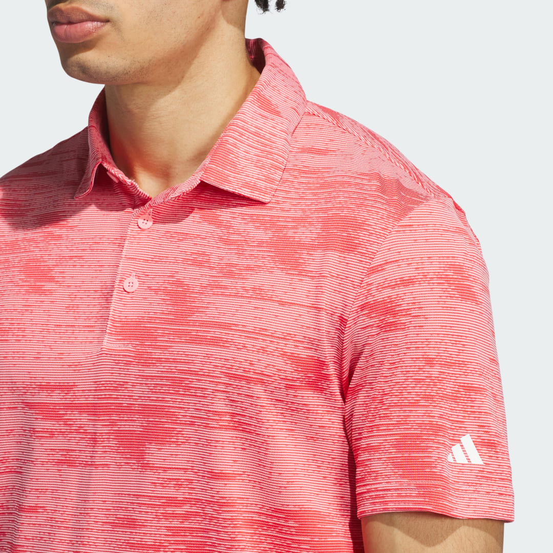 Adidas Ultimate365 Textured Stripe Poloshirt