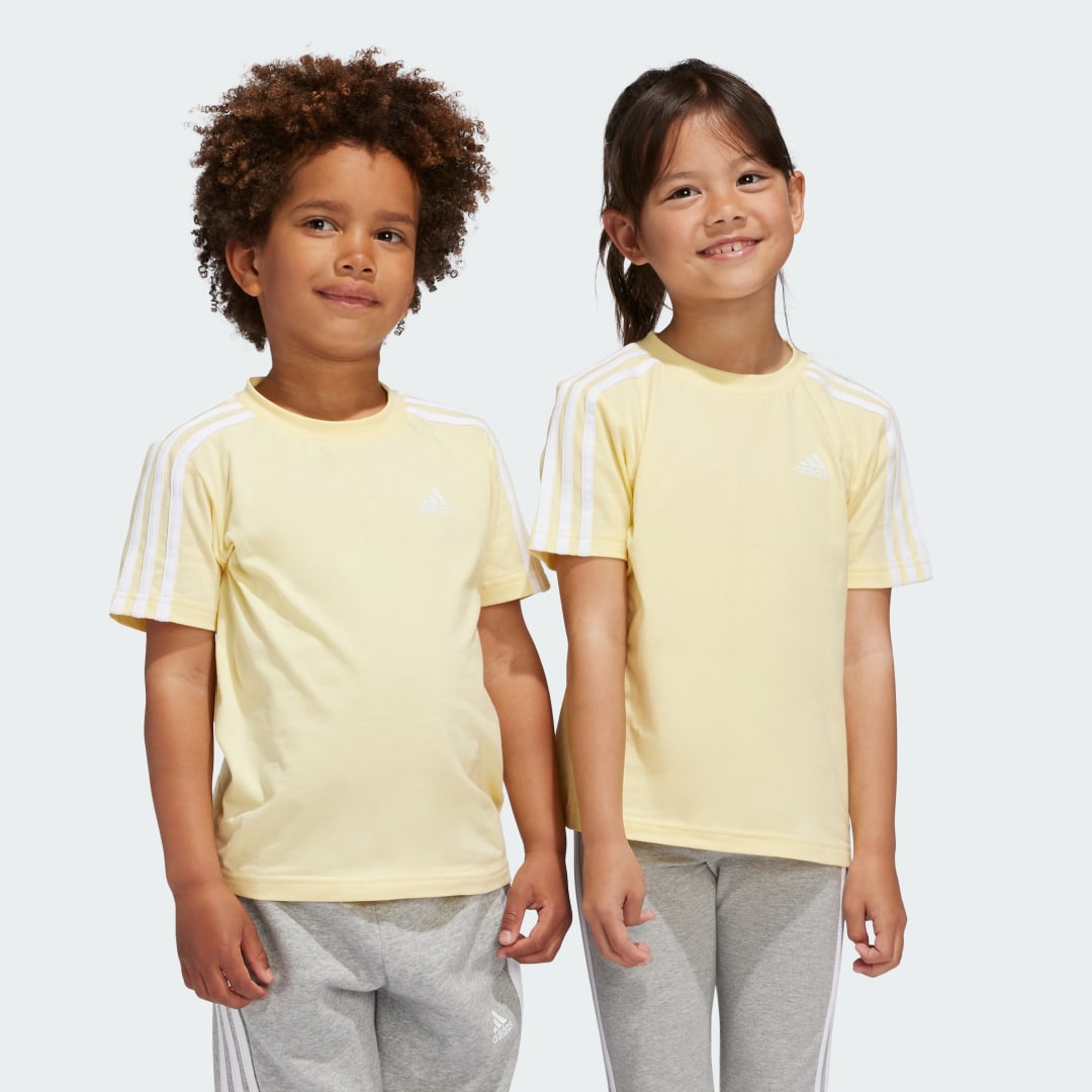 Adidas Essentials 3-Stripes Katoenen T-shirt