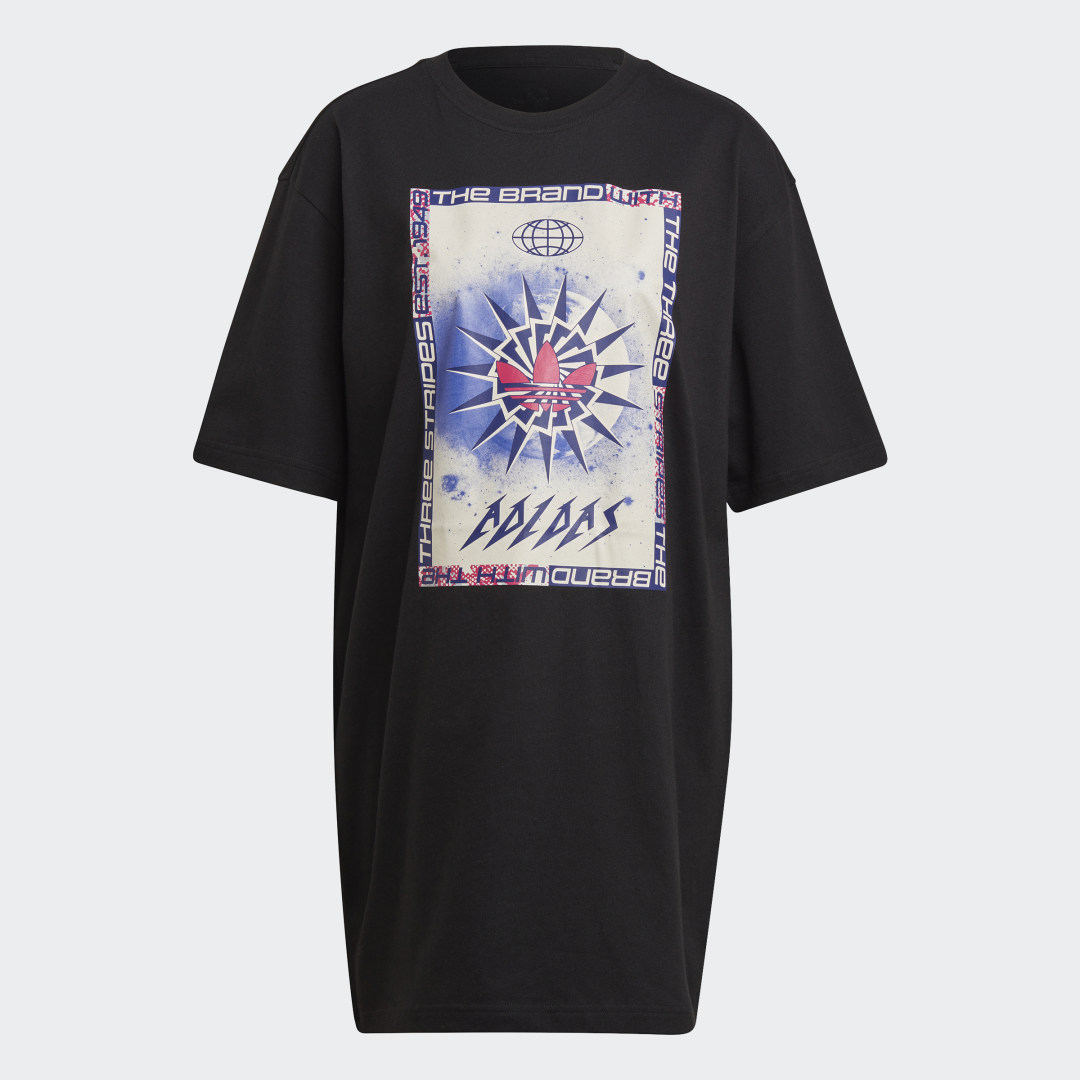 

adidas Vestido Polera Vestido Polera Mujer  - Mujer Originals, Negro