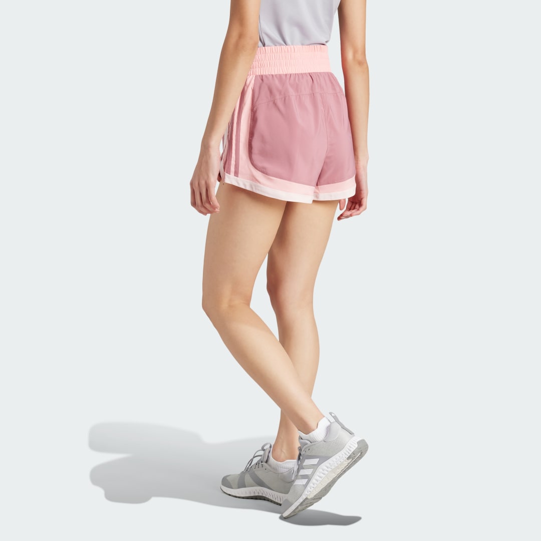 Adidas Pacer Woven Training Colorblock High-Rise Short