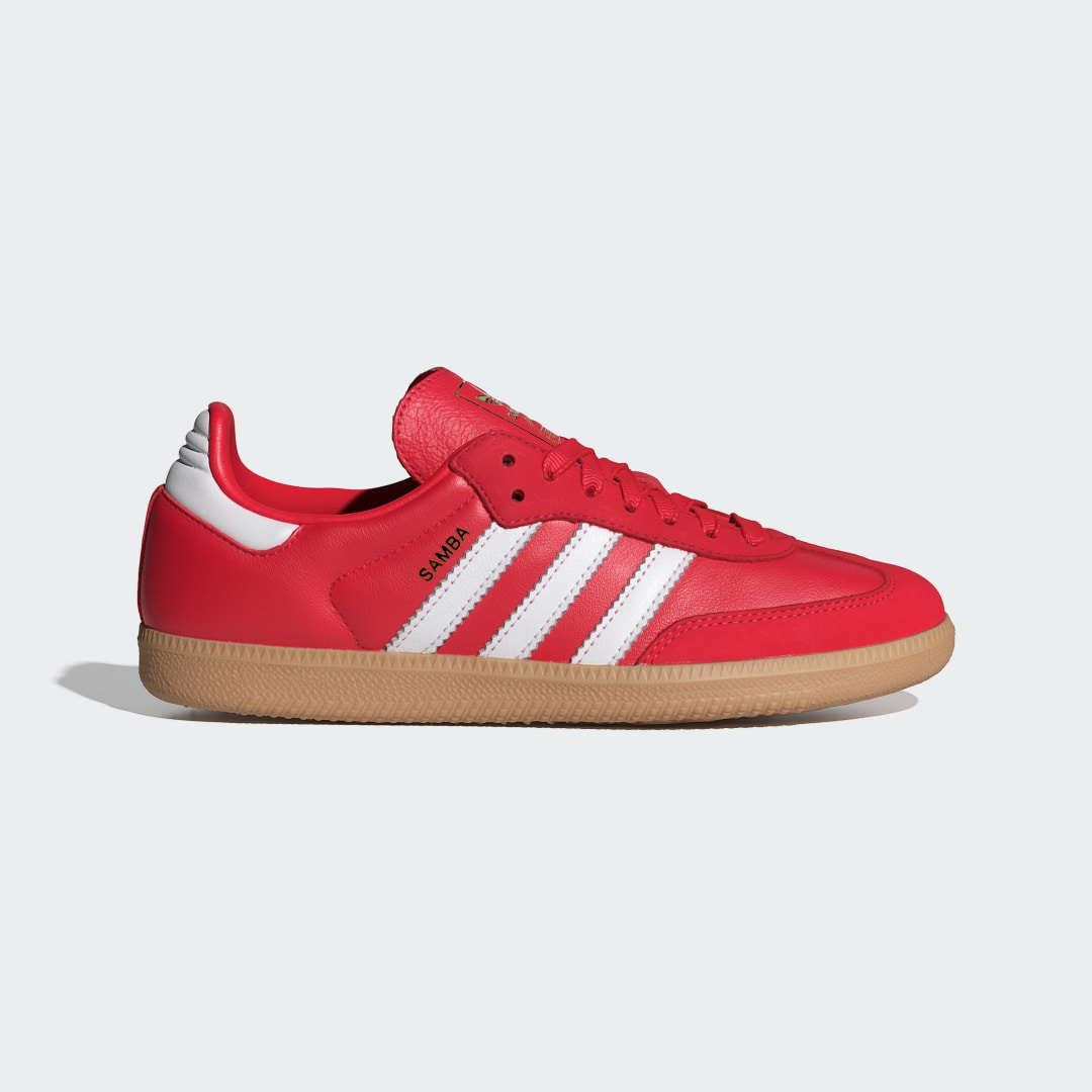 Adidas Samba Og Better Scarlet / Cloud White / Gold Metallic