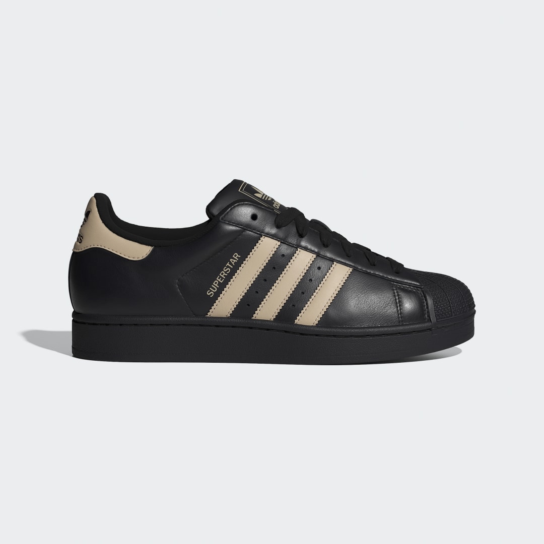 Adidas Superstar sneaker Core Black / Stone Khaki / Core Black