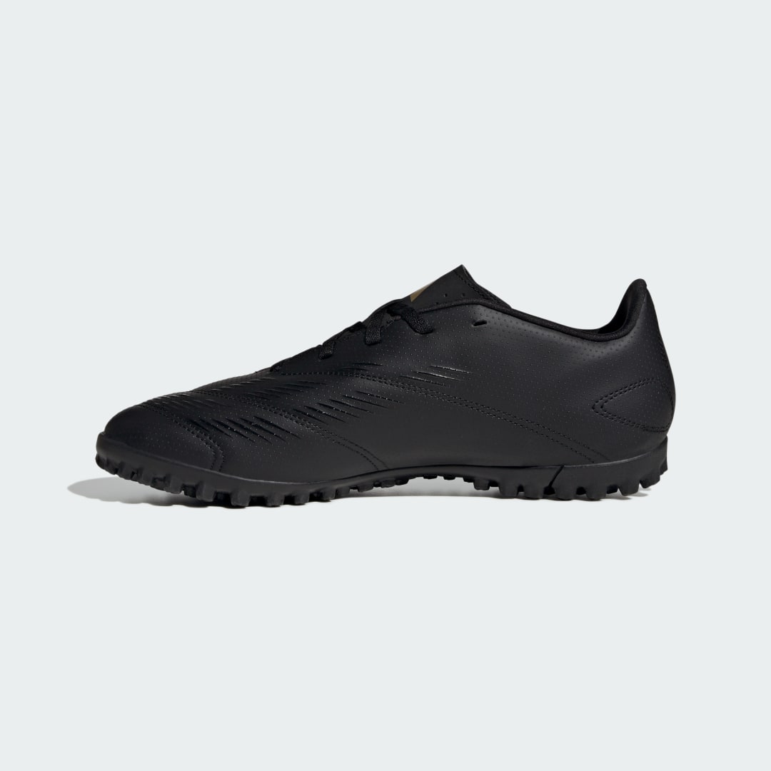 

adidas Calzado de Fútbol Predator Club Pasto Sintético Unisex, Negro/carbon/oro gris