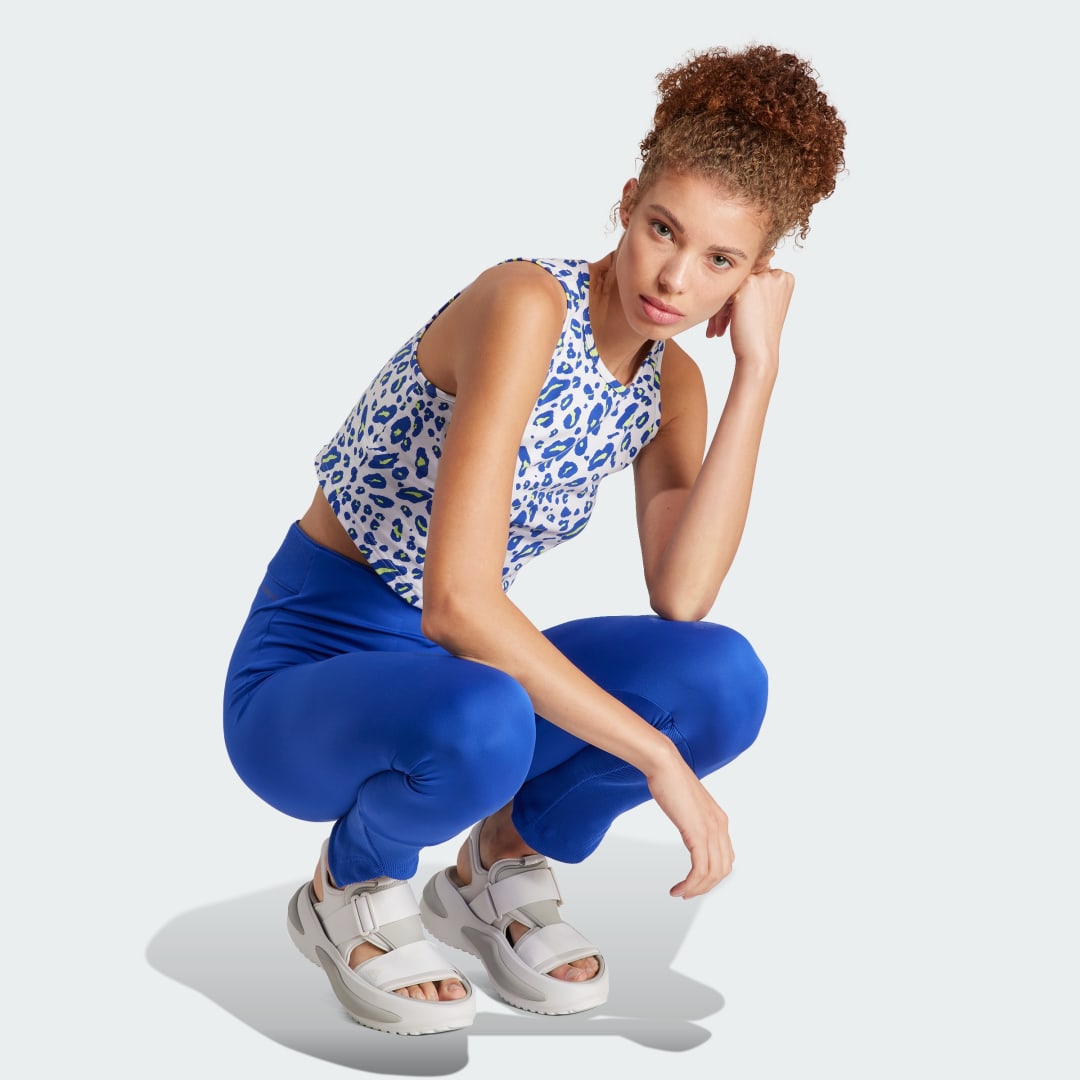 

adidas Esqueleto Corto Essentials Animal Print Mujer, Blanco