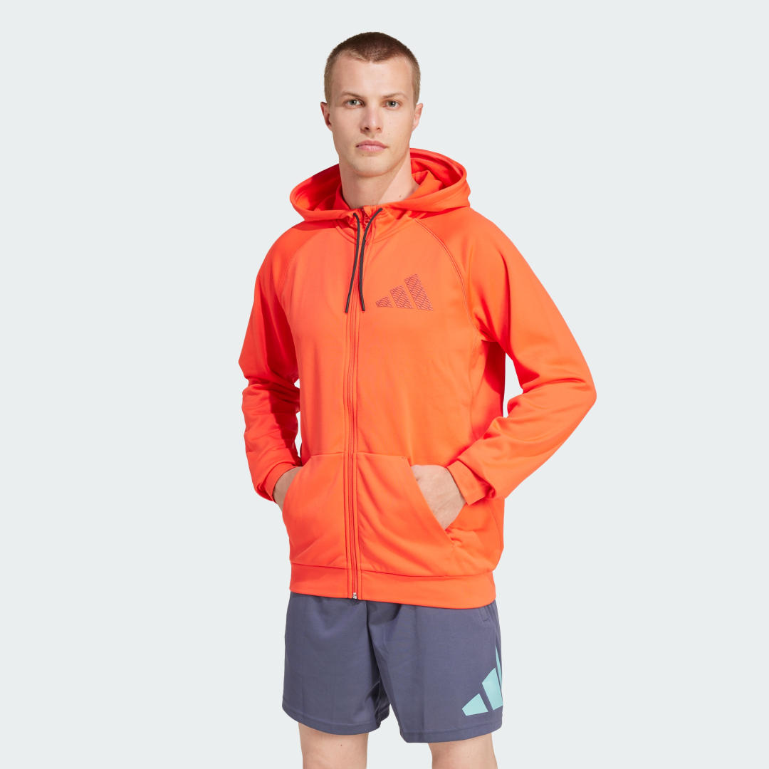 Image of Felpa con cappuccio da allenamento Game and Go Full-Zip cod002