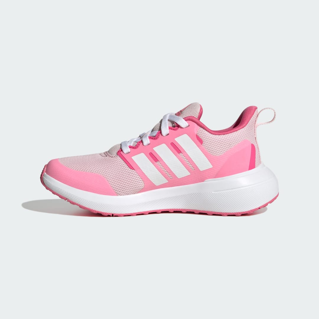 

adidas Tenis Fortarun 2.0 Cloudfoam con Cordones Niño, Clear rosa/blanco/bliss rosa