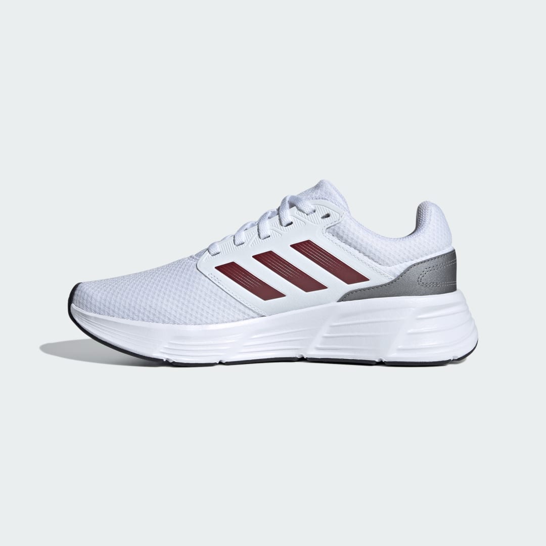 

adidas Tenis Galaxy 6 Unisex, Blanco/shadow rojo/iron gris