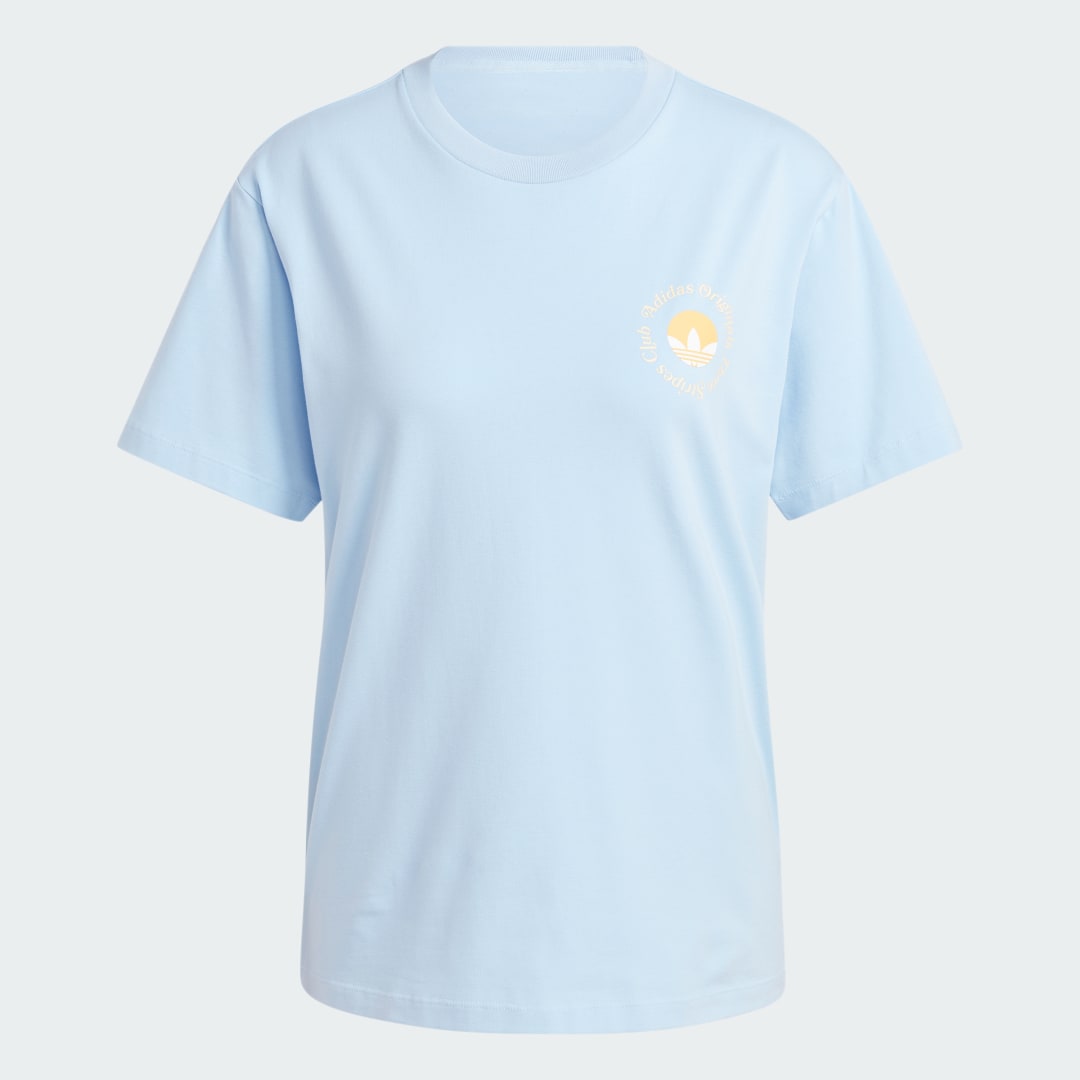 

adidas Playera Estampada Mujer, Clear sky