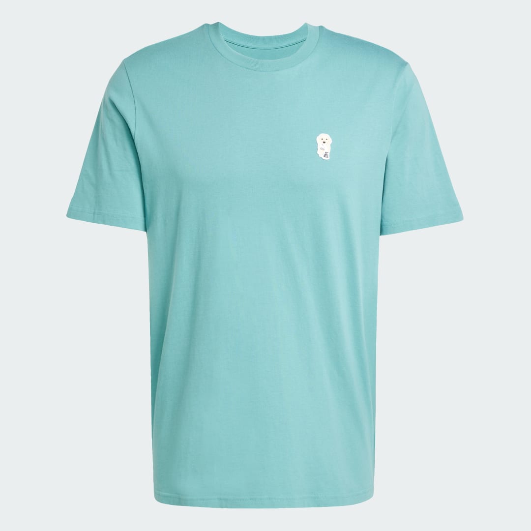 Adidas T-shirt graphic patch hond sok