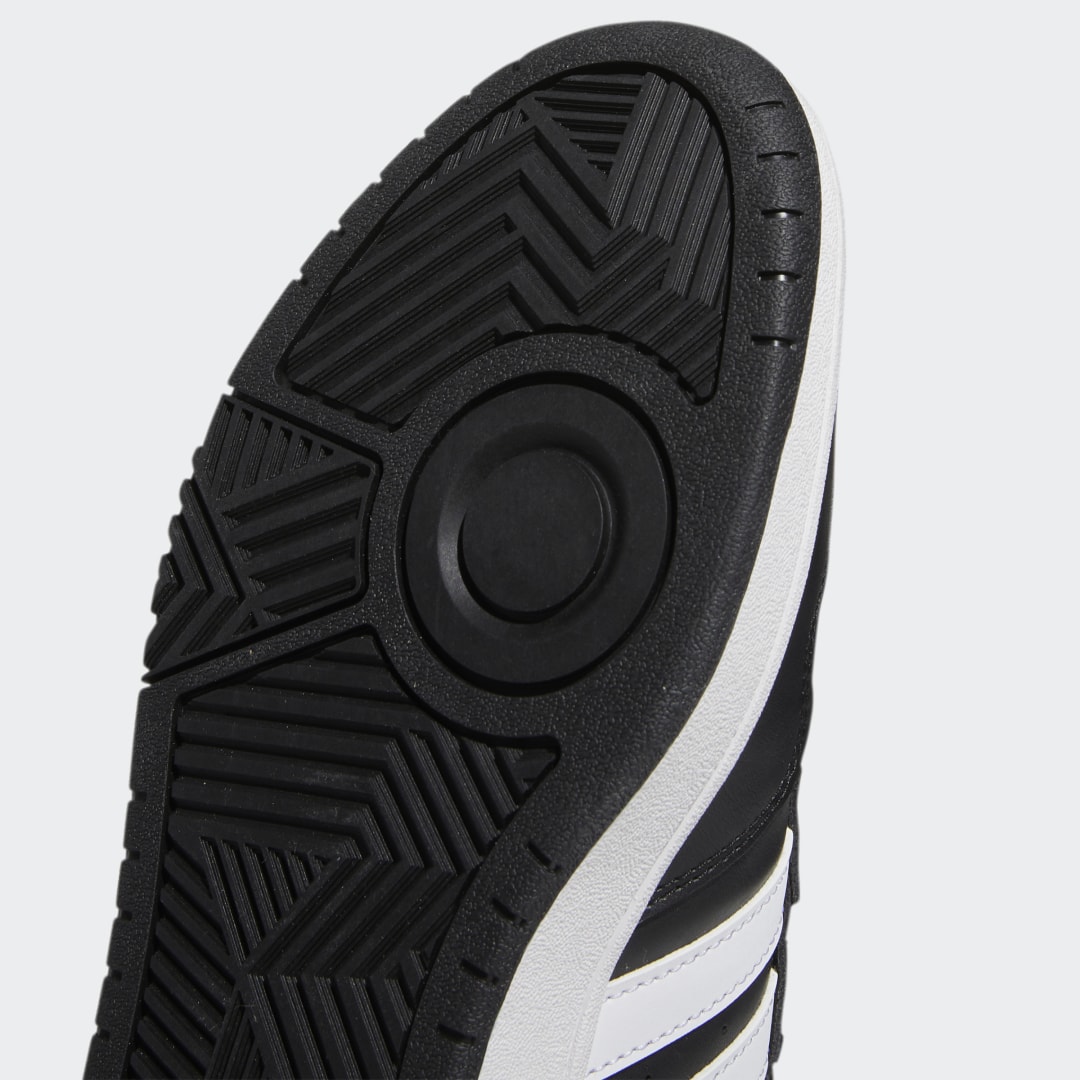 

adidas Tenis Hoops 3.0 Mid Classic Vintage Unisex, Negro/blanco/gris six
