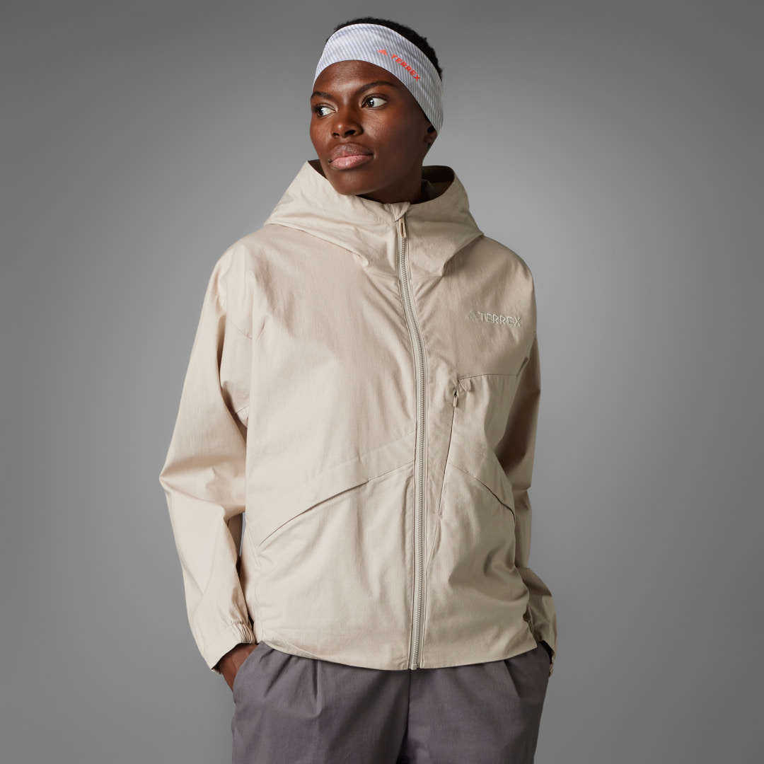

adidas Chaqueta Corta Viento Terrex Xploric Chaqueta Corta Viento Terrex Xploric Mujer  - Mujer Senderismo, Wonder beige