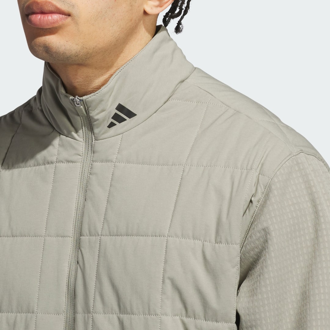 Adidas Ultimate365 Quilted DWR Pullover met Halflange Rits