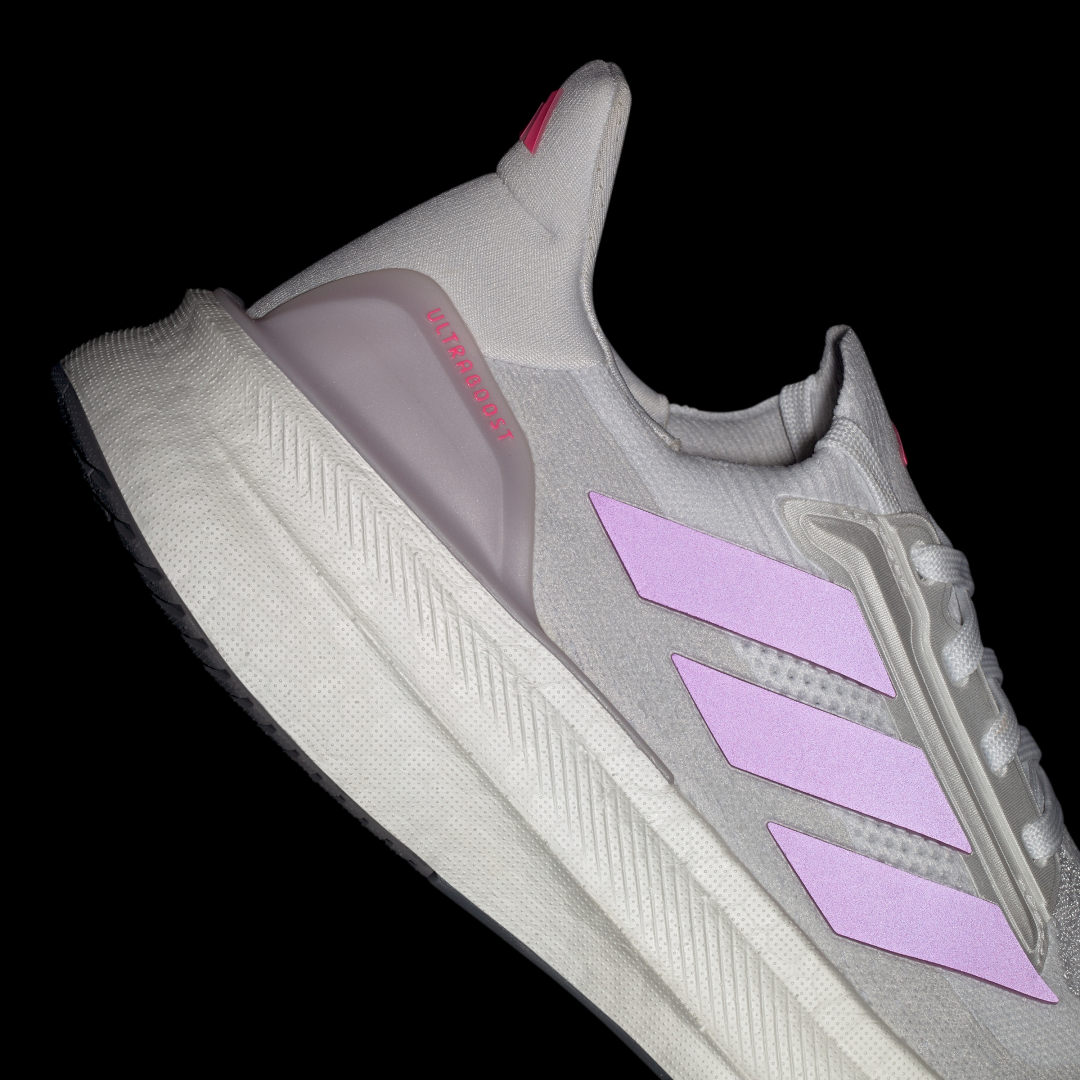 

adidas Tenis Ultraboost 5x Mujer, Blanco/morado burst/lucid rosa