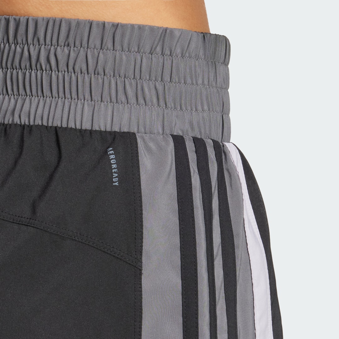 Adidas Pacer Woven Training Colorblock High-Rise Short