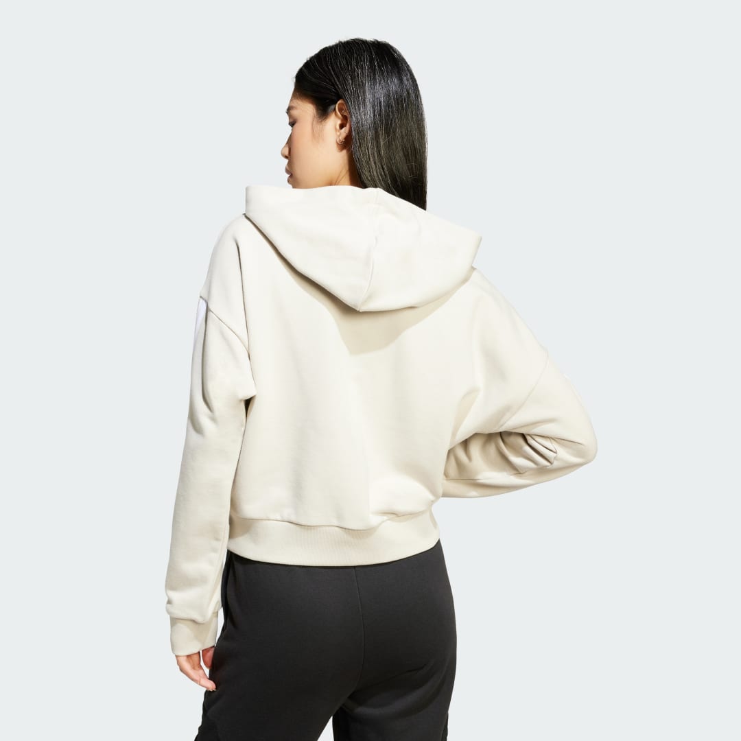 Thumbnail - Essentials 3-Streifen French Terry Kapuzenjacke