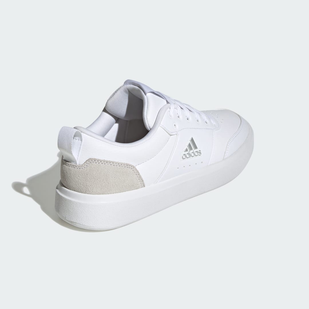 

adidas Tenis Park Street Unisex, Blanco/blanco/plata gris