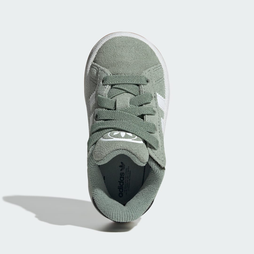 Adidas Campus sneaker Silver Green / Cloud White / Gum