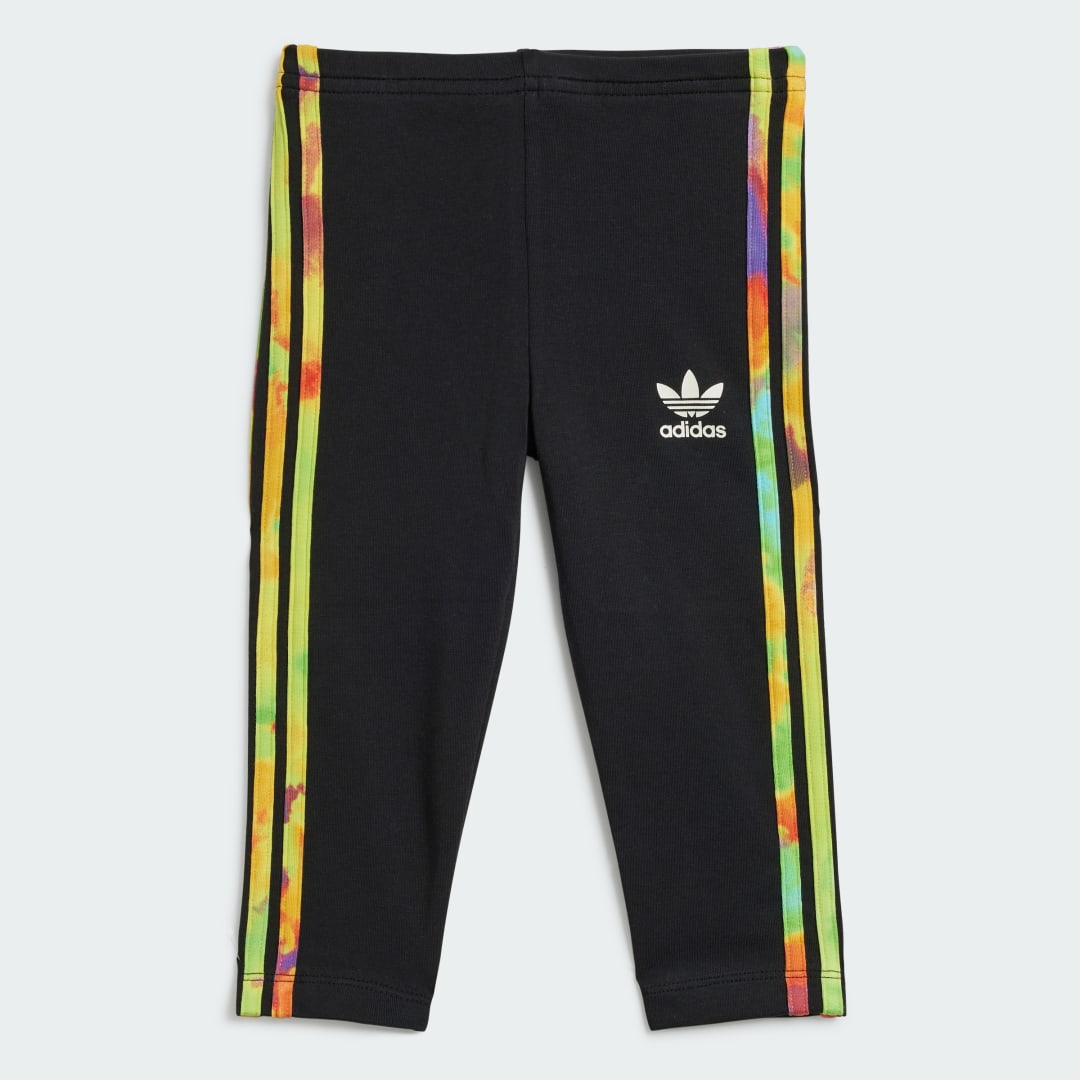 

adidas Conjunto de Sudadera y Mallas Tie Dyed Kids Niño, Negro/multicolor