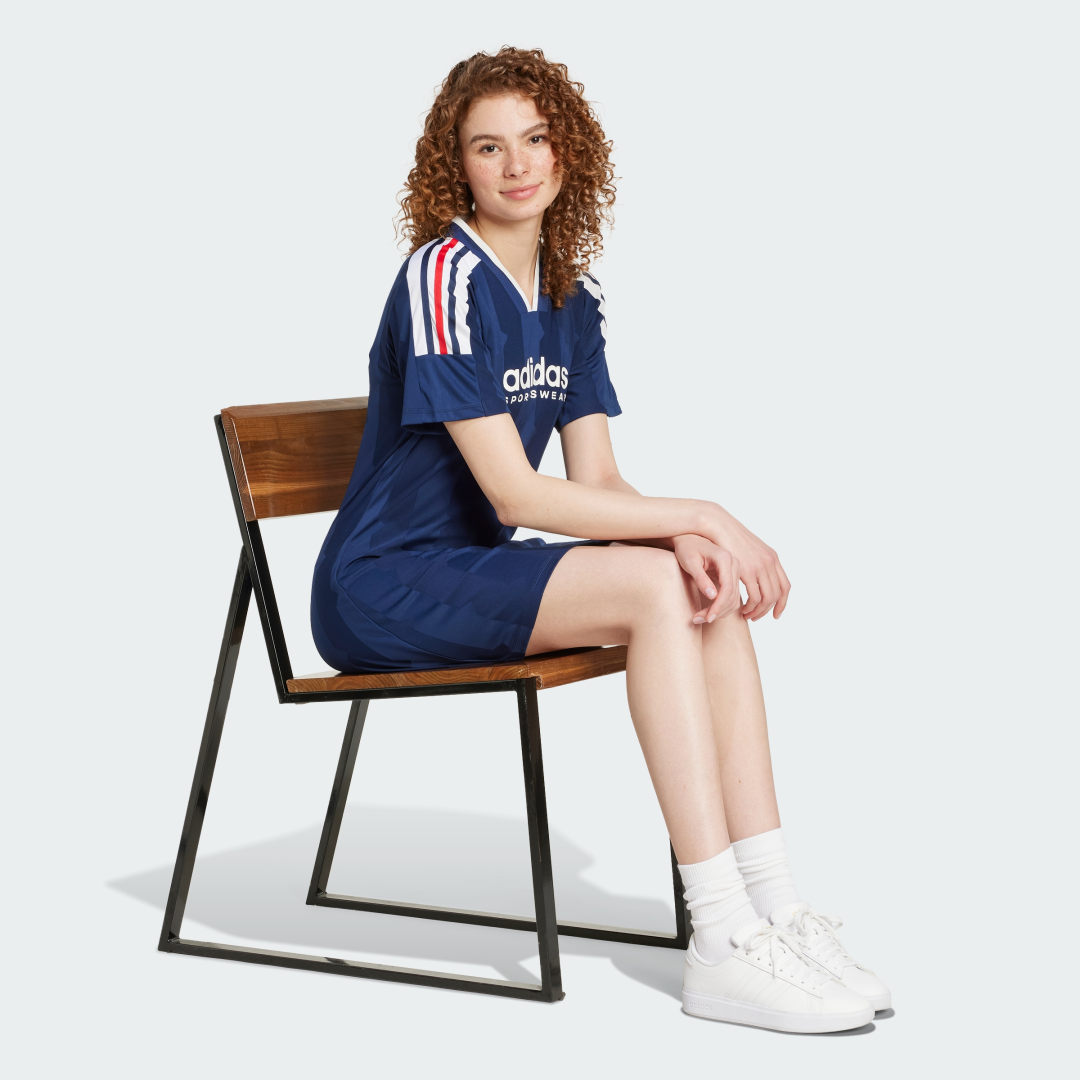 Adidas Tiro Cut 3-Stripes Jacquard T-shirtjurk