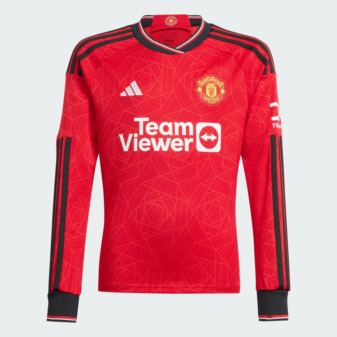 Maillot manches longues Domicile Manchester United 23/24 Enfants