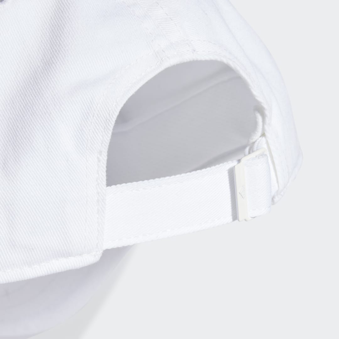 

adidas Gorra de Béisbol de Sarga de Algodón Unisex, Blanco