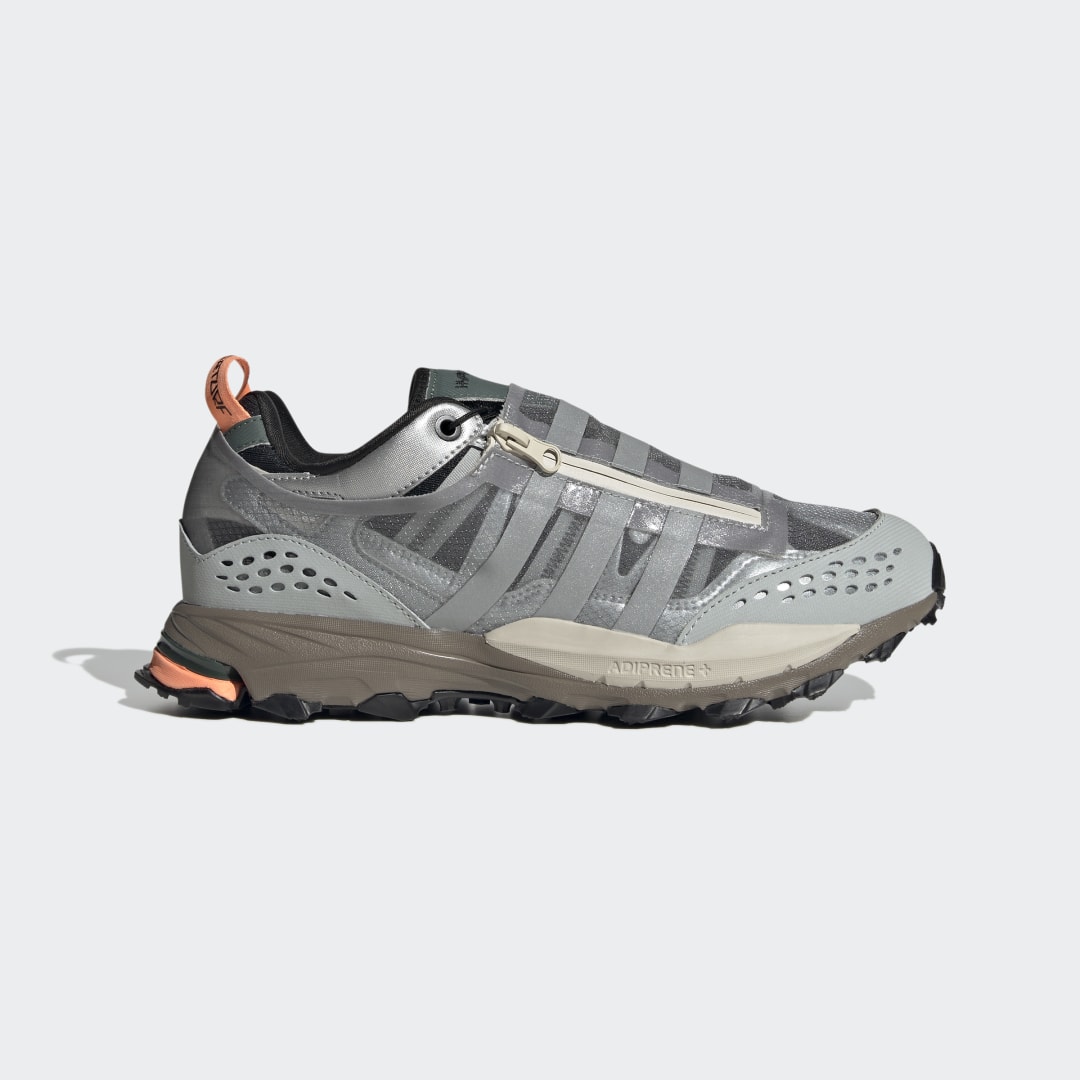 

adidas Hyperturf Adventure Shield Unisex, Matte plata/stone/beam naranja