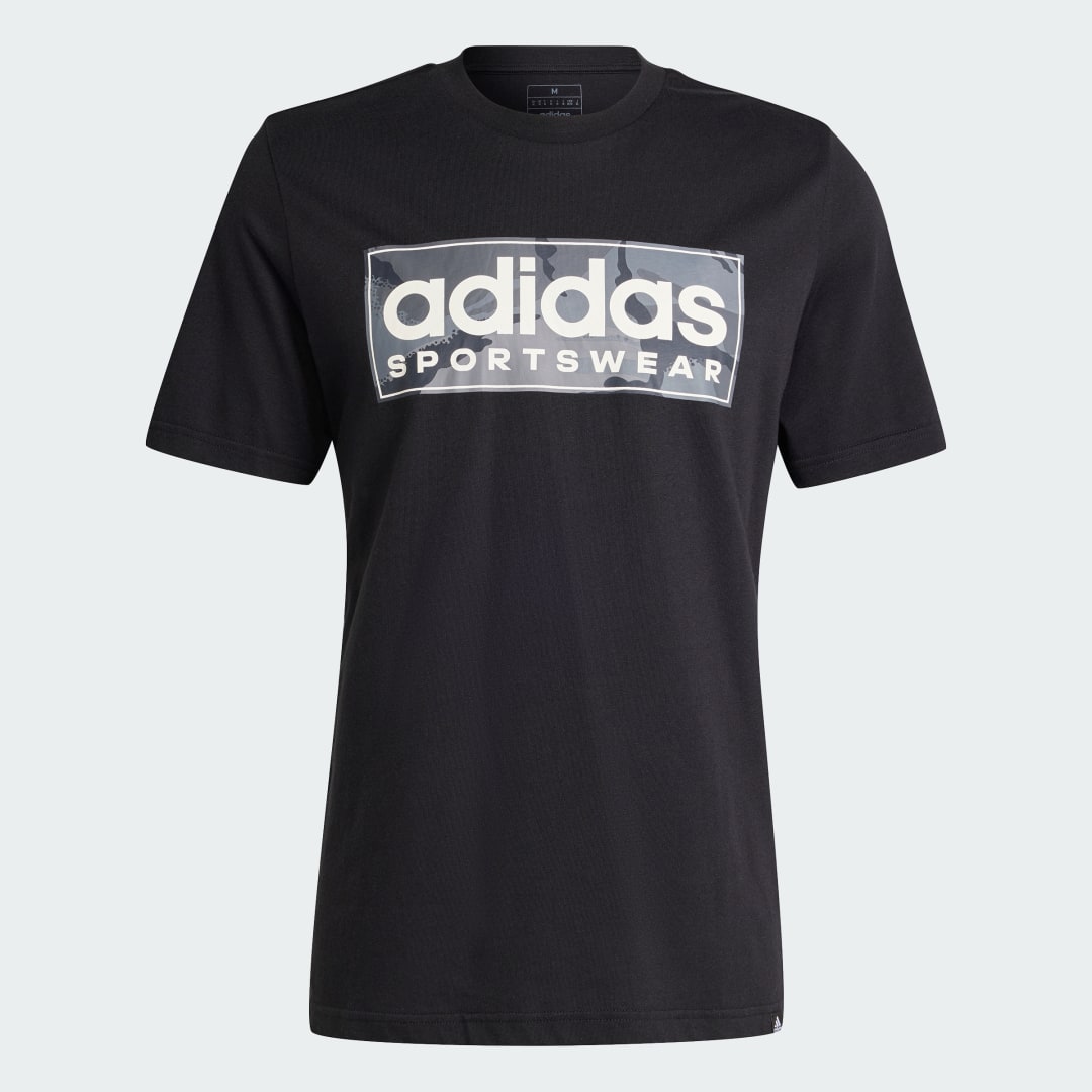 Adidas Sportswear Camo Linear Graphic T-shirt