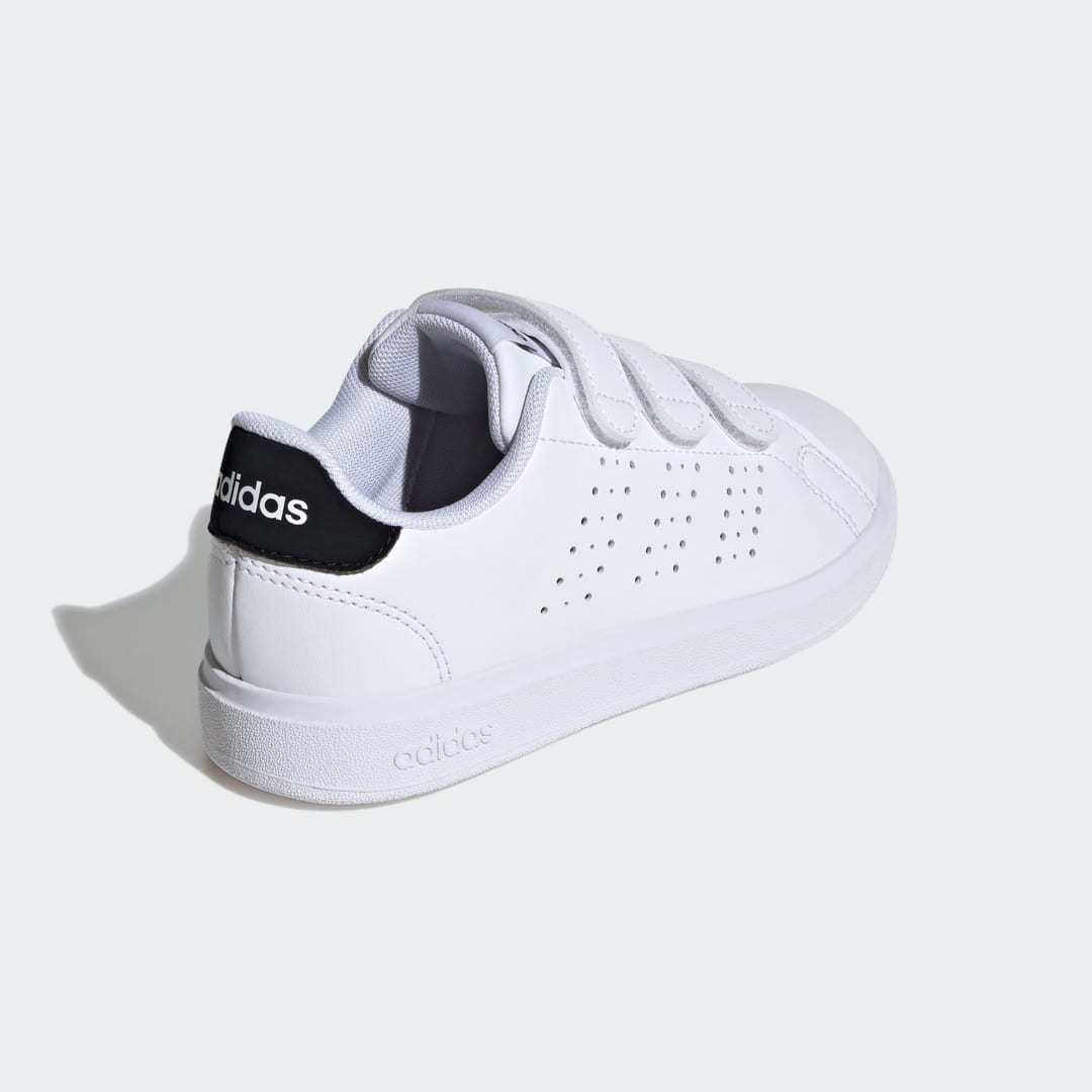 

adidas Tenis Advantage Base 2.0 Niños, Blanco/blanco/negro