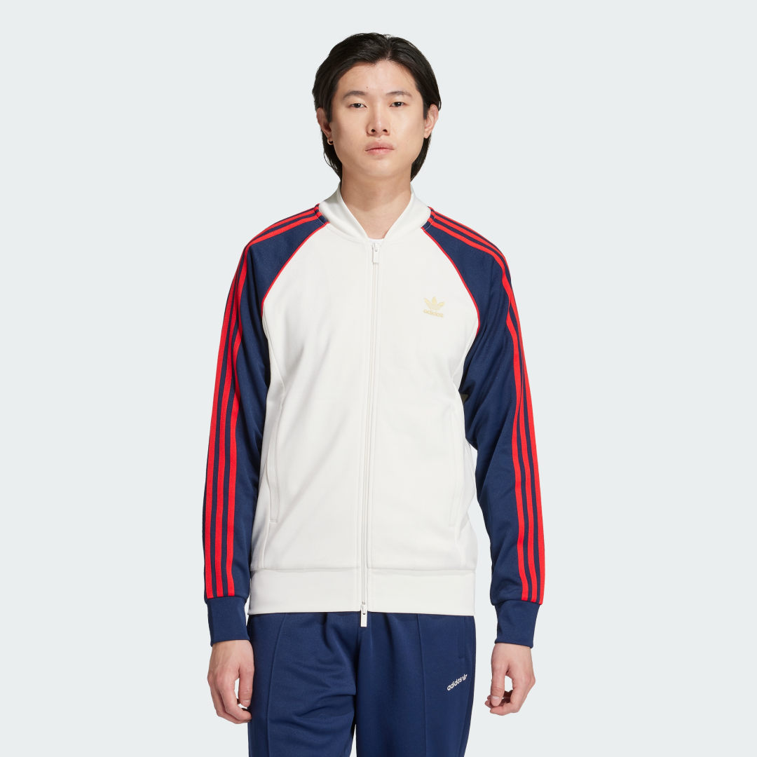 Adidas Originals SST Track Top Cloud White Night Indigo Heren Cloud White Night Indigo Kledingwinkel