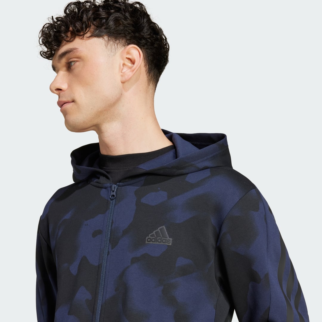Adidas Future Icons 3-Stripes Allover Print Ritshoodie