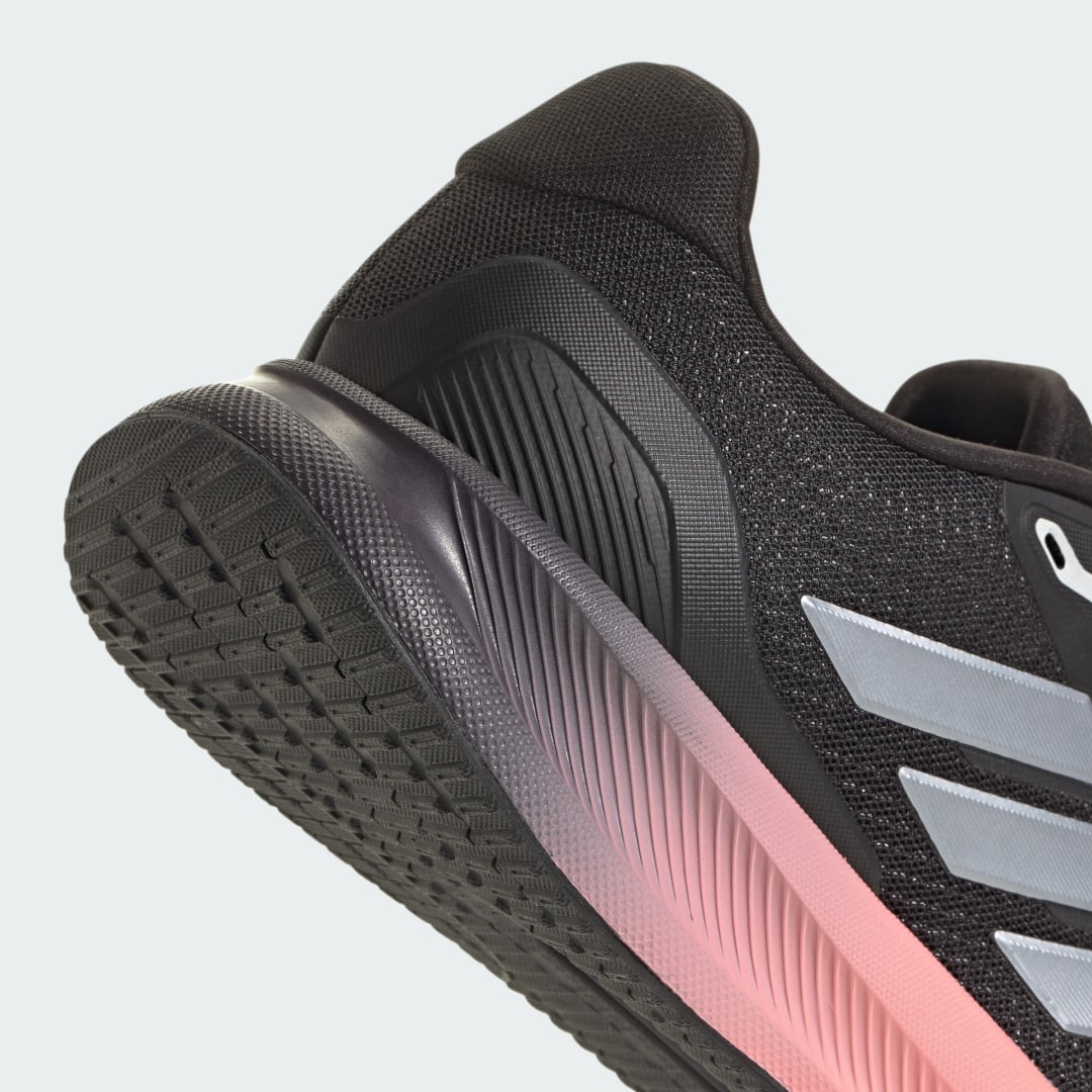 

adidas Tenis de Running Runfalcon 5 Hombre, Negro/zero metalic/blanco
