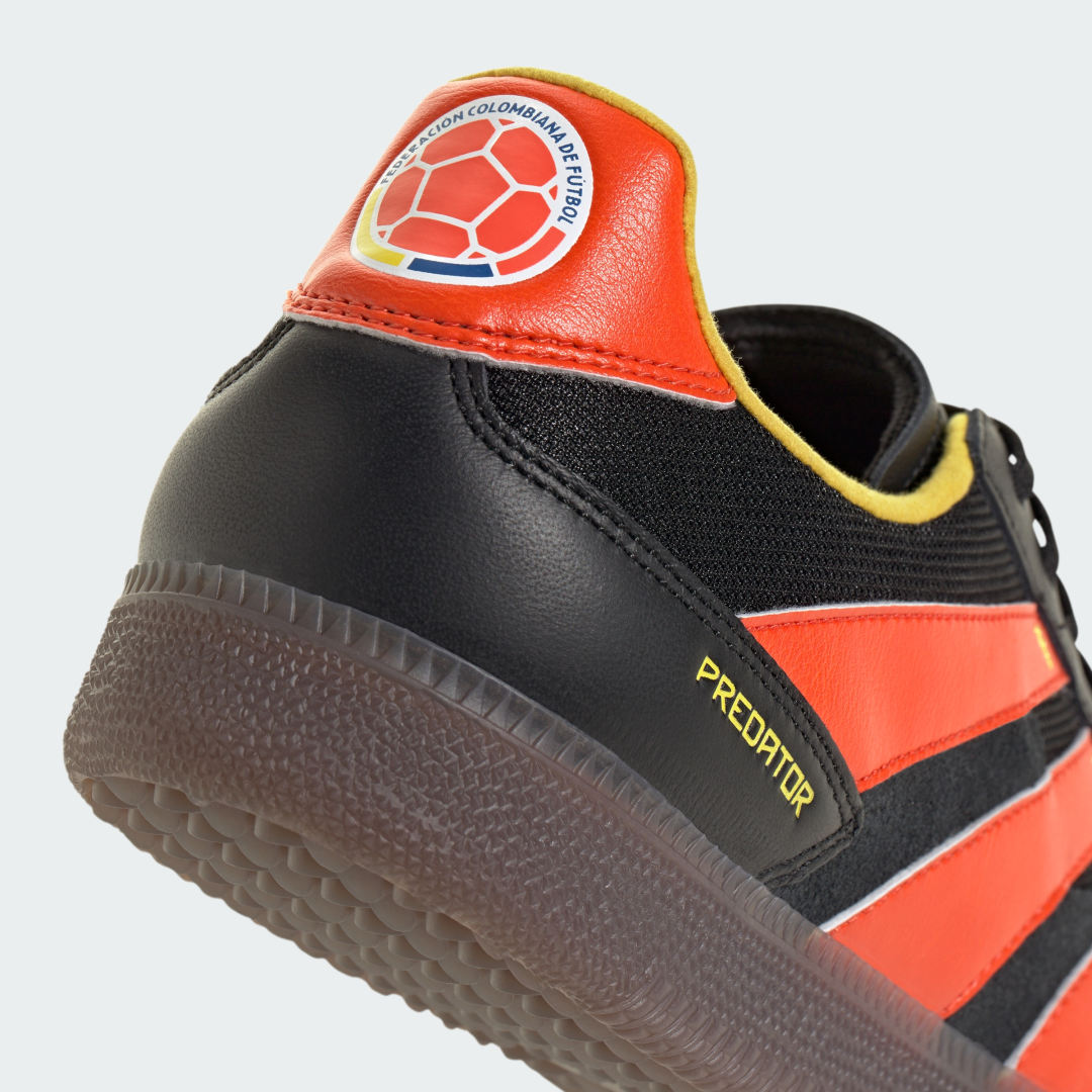 

adidas Calzado de Fútbol Predator Freestyle Cancha Cubierta Unisex, Negro/semi solar rojo/impact amarillo