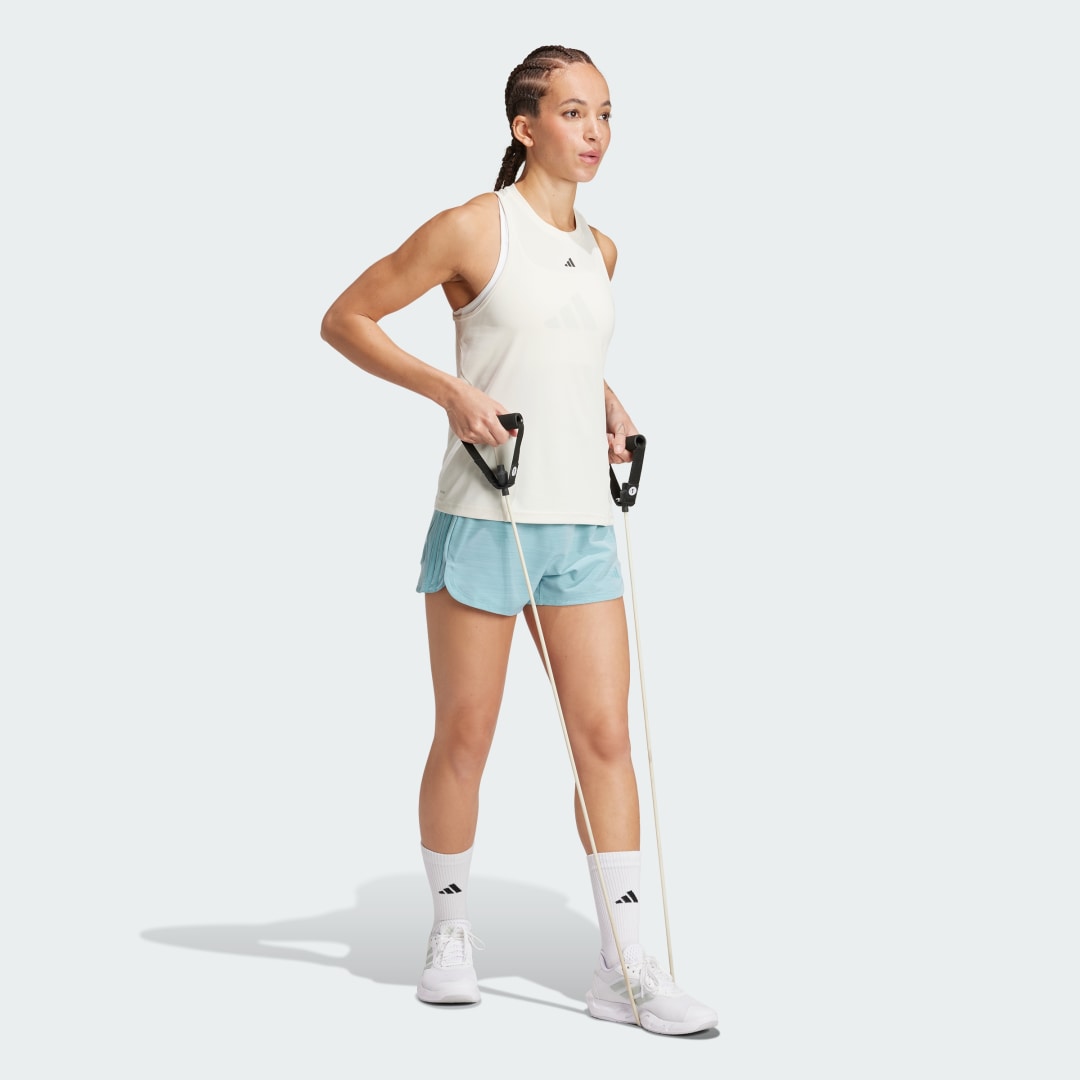 Adidas Pacer Training 3-Stripes Geweven High-Rise Short