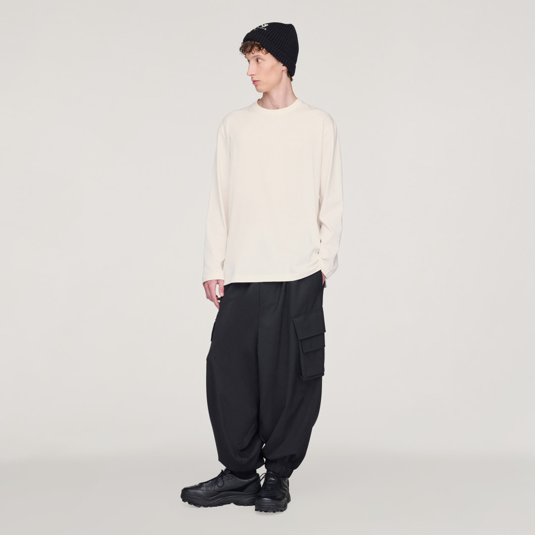 T SHIRT MANCHES LONGUES LOGO Y 3 - vue 4