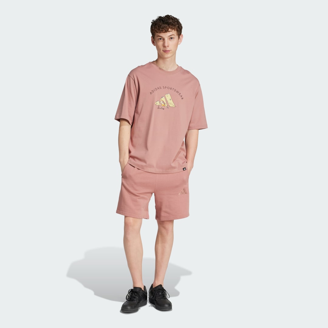 Adidas Codes Doodle Scooter Graphic Tee
