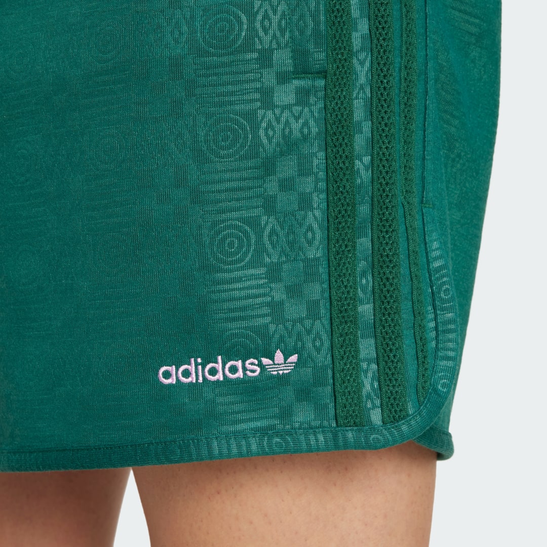 adidas Shorts Sprinter '80s 3 Franjas En Relieve Hombre, Collegiate verde